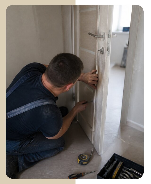 Ремонт межкомнатных дверей с выездом мастера в Дедовске
