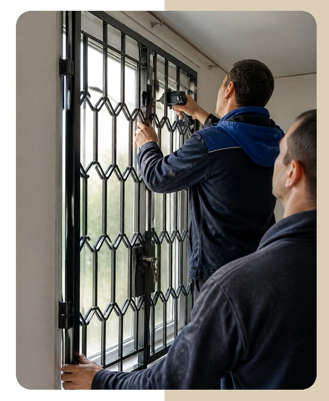 Установка распашных решеток в Дедовске цена от 7147 р. | ДвериЛегко-Ддв