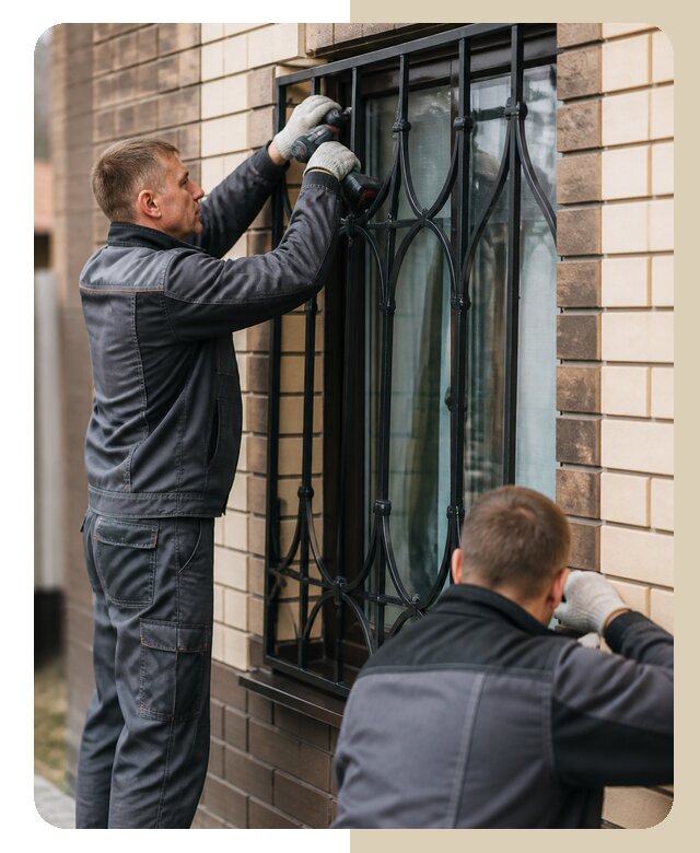 Установка решеток в дом в Дедовске по цене от 3848 р. | ДвериЛегко-Ддв